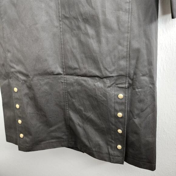 J.Crew NWT Long Barn Coat Waxed Cotton Twill Brown XS Petite Removable Vest - Picture 16 of 16